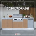 thumbnail image 1 of Cuisine Extérieure Modulaire Bespoke 5B de 94 Pouces en Motif Bois, 1 of 18
