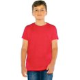 thumbnail image 2 of American Apparel Tee-shirt en Jersey Fin 12, Rouge, 2 of 4