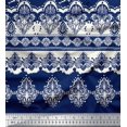 thumbnail image 3 of Soimoi Silk Fabric Artistic Flower Panel Print Fabric by The Yard 42 Inch Wide, 3 of 3