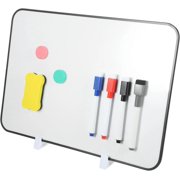 YSTIANN Double-Sided Dry Erase Whiteboard - Large Desktop Writing Board for Office & Home, Reversible White Board with Stand for Notes, Lists & Presentations (Magnetic, 12" x 18") WJ85-4185