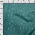 thumbnail image 3 of oneOone Coton Flex Vert Sarcelle Foncé Tissu Enfants Espace Matière de Robe Tissu Imprimé Tissu au Mètre 40 Pouces de Large, 3 of 4