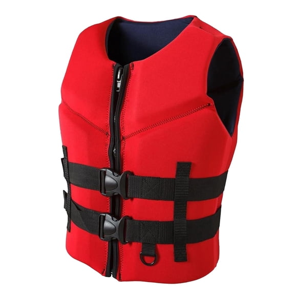 Lipstore Life Vest Men Women Zipper Summer Swim Vest for Boating Water Sports Sailing 3XL