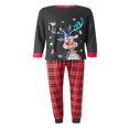 thumbnail image 2 of Pyjamas Assortis de Noël pour la Famille Rouges Ensembles de Pyjamas des Fêtes Vêtements de Nuit, 2 of 10