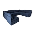 thumbnail image 4 of Patioflare Flexiform U-Shape Modular Patio Sofa Set, Blue, 4 of 6