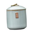 thumbnail image 3 of Luzkey Ceramic Tea Storage Jar Container Case Table Centerpiece Tank Home Decor Tea Canister with Airtight Lid for Candy Nuts Pantry White, 3 of 8