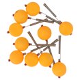 thumbnail image 1 of Outdoor 10 PCS Ice Fishing Pole Spring Ball Tip Built In Beads Yellow Waterproof Ice Fishing Spring Rod Top Tip For Reservoir Fishing, 1 of 8