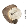 thumbnail image 3 of Modern Wall Clock for Living Room Decor - Silent Non-Ticking Quartz Hanging Clock with LED Light, 3 of 7