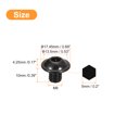 thumbnail image 2 of Unique Bargains Flanged Button Head Socket Cap Screws, 10 Pack M8x10mm 304 Stainless Steel Bolts, 2 of 5