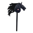 thumbnail image 3 of Lipstore Stick Horse Riding Toy with Pole Pretend Play Horse on A Stick Performance Props Black, 3 of 8