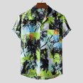 thumbnail image 2 of Chemises à Manches Courtes pour Hommes Chemise Hawaïenne à Manches Courtes Chemise de Plage Imprimée Été Décontractée Col Rabattu Chemises Hommes Manches Courtes Chemises Hommes Manches Courtes Décontractées, 2 of 8