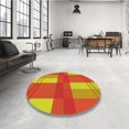 thumbnail image 4 of Ahgly Company Tapis Rectangulaire Rouge Lavable en Machine, 3 Pieds x 5 Pieds, 4 of 7