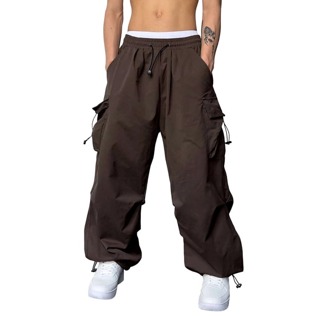 Pantalon Cargo pour Hommes Coupe Décontractée Pantalon de Randonnée Tactique pour Hommes avec Multiples Poches Décontracté Extérieur Travail Jogger Pantalon Cargo