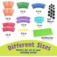 thumbnail image 4 of Popular Playthings - Playstix Deluxe Set 211 Pcs - Building Sticks Kit For Kids, Construction Stem Building Toy Ages 4 and up, 4 of 7