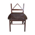 thumbnail image 5 of International Concepts Chaise X-Back avec Solid Woo, 5 of 5