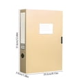 thumbnail image 2 of Birdeem Foldable A4 File Storage Box, Thickened Plastic Document Organizer with Writable Label, Collapsible Office Storage Case for Home and Office Use, 2 of 7