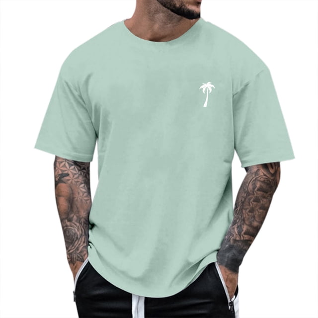 Ramiter T-Shirt à Col Rond Cool pour Hommes / T-Shirt Anti-Odeur pour Homme Vert,m