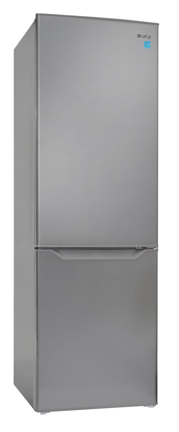Danby DBMF100B1SLDB 10.3 cu. ft. Compact Fridge Bottom Mount in Stainless Steel