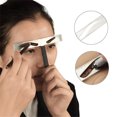thumbnail image 4 of Maoww Eyebrow Ruler Stainless Steel Measure Professional Stencils Three-Point Shaping Template Women Coesmetic Measurement Accessories Type 1, 4 of 6