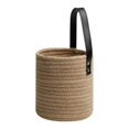thumbnail image 3 of Feltree Handwoven Wall-Mounted Hanging Basket Planter - Faux Rattan Decor for Plants, Storage and Home Garden, 7 Inch, 3 of 8