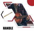 thumbnail image 2 of Baohd Manche Léger Manche Remplacement Touche Guitare Électrique Manche Érable Voyage Instrument de Musique, 2 of 6