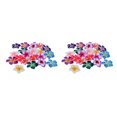 thumbnail image 4 of VONKY 20 Pieces Mixed Color Flower Polymer Beads Jewelry Clay Making Findings 35mm 2Set, 4 of 6