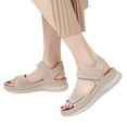 thumbnail image 1 of IUJSOY Walking Sandals for Women Lightweight Mesh Open Toe Comfort Footbed Platform Beach Shoes, 1 of 8