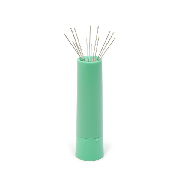Tube de rangement pour aiguilles Dritz Twist N' Select pour aiguilles jusqu'à 2-1/4", 1 unité, vert
