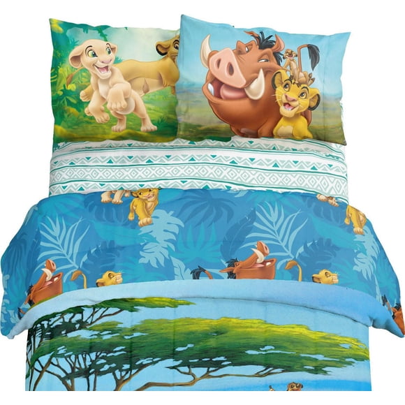 Le Roi Lion Ensemble de Draps pour Lit 2 Places