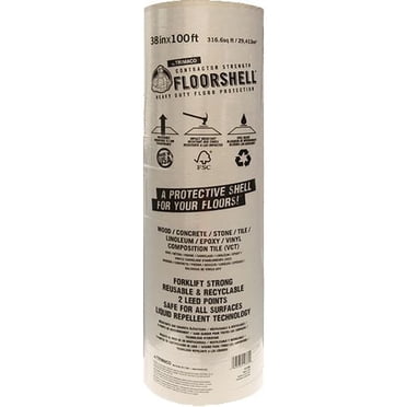 Trimaco 12380 38" x 100' Roll 46mil Floor Shell