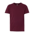 thumbnail image 1 of Next Level T-Shirt à Col Rond en Coton pour Jeunes, TG, Bordeaux, 1 of 1