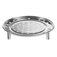 thumbnail image 4 of CAROOTU Round Stainless Steel Steamer Rack Canning Racks with Removable Legs for Kitchen Cooking, 4 of 6