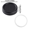 thumbnail image 2 of Universal Lid Set for Closure Bags and Boxes - Kitchen Seal and Storage Solution for Glass Jars and Containers 12PCS, 2 of 5