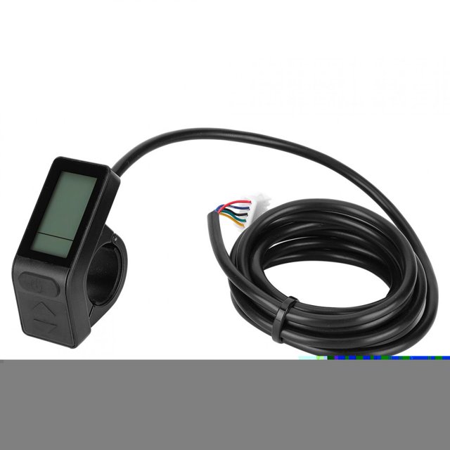 Domqga Vélo Lithium Batterie Conversion LCD4 Instrument, Vélo Vélo Lithium Batterie Conversion LCD4 LCD Instrument Connecteur 24V 36V 48V Universel, Vélo Conversion LCD4 Instrument