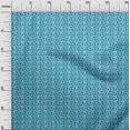 thumbnail image 3 of oneOone Tissu Polyester Lycra Bleu Triangle Géométrique Matériel de Robe Tissu Imprimé Tissu au Mètre 56 Pouces de Large, 3 of 5