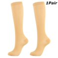 thumbnail image 1 of HLONK 3 Paires Chaussettes de Compression Confortables pour Femmes Soutien Chaussette Genou, 1 of 10