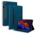 thumbnail image 1 of For Samsung Galaxy Tab S9 S8 S7 Plus FE Ultra Case PU Leather Business Tablet for Galaxy Tab S9 S8 S7 FE Plus Ultra Book Cover Blue Galaxy Tab S9 Ultra, 1 of 6