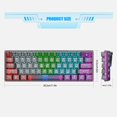 thumbnail image 4 of 61 Keys Gaming Keyboard Hotswap USB Wired Keyboard Backlit Keycap for PC Laptop, 4 of 8