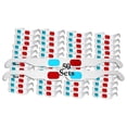 thumbnail image 3 of Amdohai 20 Pcs Lunettes en Carton 3D Anaglyphe Rouge et Cyan Lunettes Carte Blanche pour Visionnement 3D, 3 of 8