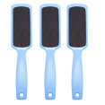 thumbnail image 1 of LOVEVERPlastic Handle Double-sided Sandpaper Foot Board Rasping Dead Skin Calluses Foot Rubbing Foot Tool 3pc, 1 of 2