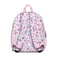 thumbnail image 2 of Floral and Leopard Print Students Backpack - Vintage Botanical Garden Print with Bright Tropical Flowers and Leaves, Comfortable Dual Shoulder Support, 2 of 5