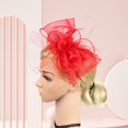 thumbnail image 3 of Bonnet de Fête Fascinator Style Royal Décoratif Beau Rétro Ball Parti Chapeau de Tête Décor, 3 of 5