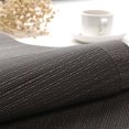 thumbnail image 3 of Oval PVC Placemat Non-Slip Plastic Dish Pads Dish Table Mat Water-proof Plate Dish Pads Coaster Kitchen Bar Accessories, 3 of 7