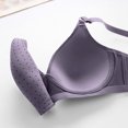 thumbnail image 3 of Timegard 2pc Bras for Women No Underwire Deep V Neck Comfort Breathable Bra Full Coverage Daily Bralette, 3 of 6