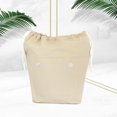 thumbnail image 2 of lionlar Drawstring Inner Insert Bag Unisex Portable Pouch Handbag Totes Cosmetic Makeup Khaki 28x8x40cm, 2 of 7