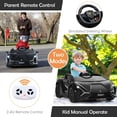 thumbnail image 3 of OLAKIDS 12V Licensed Lamborghini Sian Kids Ride On Car with Parent Remote Control, Spring Suspension, MP3 Player, Electric Toy Roadster Carbon Fiber Textured for Toddler, 3 of 9