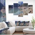 thumbnail image 1 of Majestic Mountain Lake Panorama - Landscape Canvas Art Print, 1 of 3