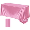 thumbnail image 1 of Birdeem Tablecloths Can Be Cut Solid Color Glossy Satin Cloth Tablecloth for High-End Hotel Banquet Wedding, 1 of 12