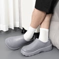 thumbnail image 2 of Men's Slipper Non- Clogs Kitchen Work Shoes Chef Footwear Comfortable -Ons for, 2 of 8