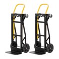 thumbnail image 1 of Harper Trucks PJDY2223AKD 400 Lb Capacity Convertible Dolly, Black (2 Pack), 1 of 5