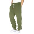 thumbnail image 1 of Yuyuzo Mens Sweatpants Casual Fleece Lined Joggers Athletic Tapered Pants Workout Running Trousers with Pockets, 1 of 3